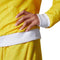 dressforfun - dameskostuum Bier joggingpak - jack en broek met Bier-print - kleur geel/wit - maat L
