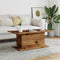 vidaXL - Salontafel - 102x55,5x40 - cm - bewerkt - hout - oude - houtkleurig