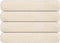 vidaXL - Handdoeken - 4 - st - 100x200 - cm - 360 - g/m² - 100% - katoen - crèmekleurig