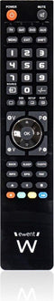 Ewent EW1570 - Universele afstandsbediening - Compatibel met TV DVB-C/DVB-T/SAT/DVD/VCR/Blu-ray/Hi-Fi - Zwart
