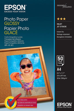 Epson - Photo Paper Glossy - A4 - 200 g/m² (50 vellen)