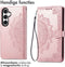 imoshion Hoesje Geschikt voor Samsung Galaxy S23 FE Hoesje Met Pasjeshouder - imoshion Mandala Bookcase - Rosé Goud