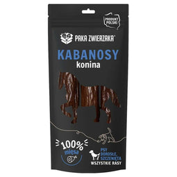 Snack voor honden Paka Zwierzaka Sausages Horse 80 g Paard