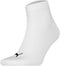 PUMA Unisex Quarter Plain Enkelsokken - 3-Pack - Maat 35-38 - Wit (3 paar)