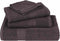 vidaXL - Gastendoekjes - 10st - 30x50cm - 360g/m² - 100% - katoen - antracietkleurig