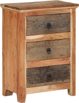 vidaXL - Bijzetkast - 55x33x75 - cm - massief - acaciahout