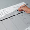 Sigel designonderlegger - Weekplan - jaartal 2024/25/26 - SI-HO305