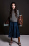 Like Flo F107-5280 - Meisjes Jas - Mint Faux Fur met Animal Print Voering - Maat 146