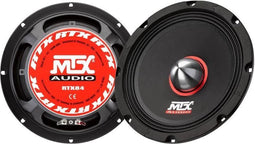 MTX AUDIO - Autoluidspreker - MTX bas-middentonen - RTX84 - Ø20 cm - 51 mm spoel - 150 W RMS - 600 W - Piek 4O 97,7dB/2V/1m afzonderlijk verkocht
