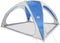 vidaXL - Partytent - waterdicht - azuurblauw