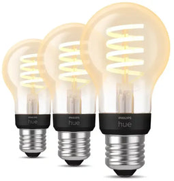 Philips Hue A60 - Filamentlamp E27 - Bluetooth White Ambiance (3-pack)