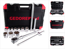 Gedore RED R78004014 3300011 Dopsleutelset 14-delig