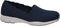 Skechers Seager - Stat Dames Instappers - Air-Cooled Memory Foam - Navy - Maat 38