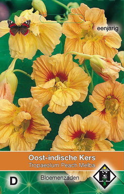 2 stuks - Van hemert co - Tropaeolum m. n. Peach Melba