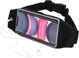 Mobiparts iPhone 11 - Sport Armband - Ruimte voor pasjes - Zwart