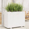 vidaXL - Plantenbak - 90x40x72 - cm - massief - grenenhout - wit