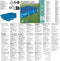 Bestway Steel Pro - Afdekzeil Zwembad Rechthoekig 259 x 170 - Inclusief touwen - Serie Flowclear