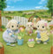 Sylvanian Families 5736 Tuinierenset Bloemen Hangoorkonijn Broer& Zus- 2 fluweelzachte speelfiguren