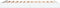 vidaXL - Bedframe - bewerkt - hout - wit - 140x200 - cm