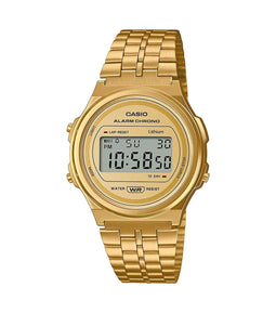Casio Vintage Iconic A171WEG-9AEF Unisex Horloge 37 mm - Goudkleurig