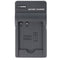 Charger suitable for Panasonic DMW-BCK7, DMW-BCK7E, battery charging station with micro USB connecti