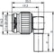 Telegärtner 100023696 100023696 TNC-connector Stekker, haaks 50 Ω 1 stuk(s)