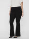 Vero Moda Curve VMKAMMA NW FLARED JERSEY PANT CURVE - Dames Broek - Mid-waist flare - Maat 50