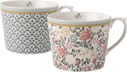 Giftset 2 Bekers Assorti Bloem 30 cl.