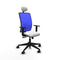Piqueras y Crespo Motilla 1D066N1 - Bureaustoel met hoofdsteun - Verstelbare hoogte - Wit