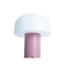 Leitmotiv Tafellamp – Snoerloos & Dimbaar – Ø15,5 x 24 cm – Vervaagd Roze