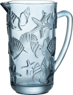 J-Line waterkan Zee - glas - lichtblauw