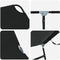 vidaXL - Opvouwbaar - Ligbed - 2 - stuks - Draagbaar - Zwart - 600D - Oxford - Stof