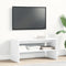 vidaXL - Tv-meubel - 80x40x40 - cm - bewerkt - hout - wit
