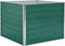 vidaXL - Plantenbak - verhoogd - 100x100x77 - cm - gegalvaniseerd - staal - groen