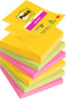 Memoblok 3M Post-it Z-Note S330 Super Sticky 76x76mm Rio