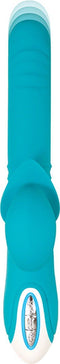 Stotende vibrator met intense clitorisstimulator Evolved -