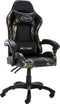 vidaXL - Racestoel - kunstleer - zwart - en - camouflage