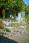 Mica Decorations Provence Inklapbare Bistrostoel - L53 x B40,5 x H90,5 cm - Wit