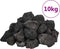 vidaXL - Lavastenen - 10 - kg - 3-5 - cm - zwart