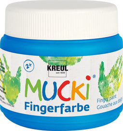 MUCKI Blauwe Vingerverf – 150ml per stuk