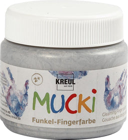 MUCKI Zilveren Vingerverf – 150ml per stuk