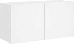 vidaXL - Tv-meubel - wandgemonteerd - 80x30x41 cm - wit