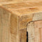 vidaXL - Nachtkastje - 2 - st - 40x32x46 - cm - massief - hout - ruw - mangohout