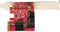 Startech.com 6P6G-PCIE-SATA-CARD - SATA PCIe Uitbreidingskaart - 6x SATA-600 - Goud Rood