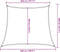 vidaXL - Zonnezeil - 160 - g/m² - 4/5x4 - m - HDPE - taupe