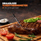 Vulpes Goods® Kitchen Elite - Draadloze BBQ Vleesthermometer - 80m bereik - Smart alarm - RVS