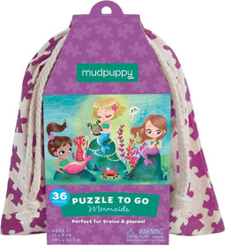 Mudpuppy - Puzzle To Go/Mermaids