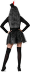 Muertos Halloween Jurkje Dames Zwart Schedels - Maat XS-S
