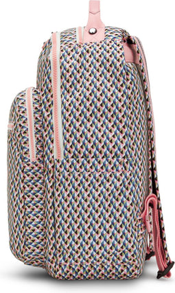 Kipling SEOUL - Rugzak 27L 15 inch laptopvak - Girly Geo