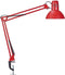 MAULstudy Bureaulamp - tafelklem - rood - zonder lichtbron - 1 stuk - 59.5 x 17 x 44 cm - MAUL